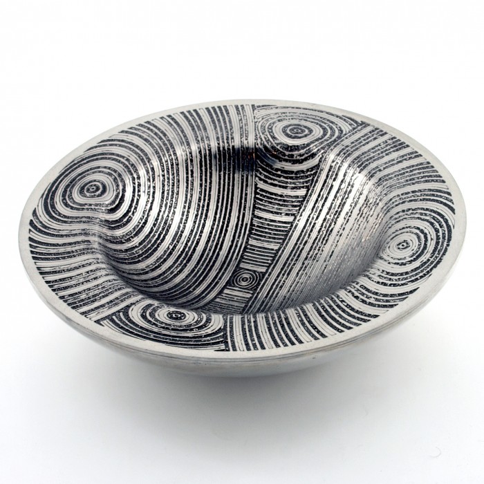 DISCOTEX (doubledub) - Etched Pewter Bowl