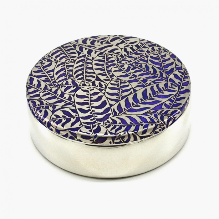 Tigerleaf Box with Purple Enamel